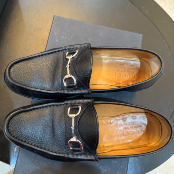 Authentic Gucci Horsebit Leather Black Loafers Size 9 main image 7